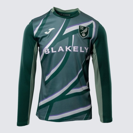 Maglia Manica Lunga Trasferta Norwich City 2025/26 Uomo Maglia Manica Lunga Trasferta Norwich City 2025/26 Uomo