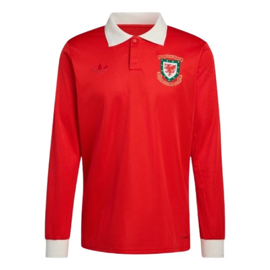 Uomo Galles 2025/26 Maglia Manica Lunga 150° Anniversario Uomo Galles 2025/26 Maglia Manica Lunga 150° Anniversario