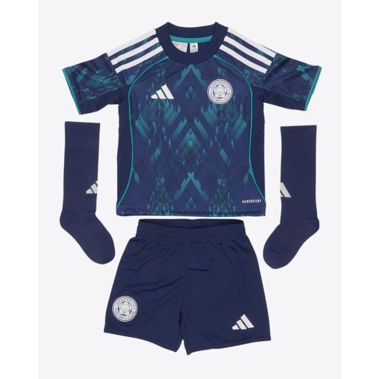Bambino Leicester City 2025/26 Kit Trasferta Bambino Leicester City 2025/26 Kit Trasferta