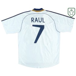 Uomo Maglia retro casa Real Madrid 1998/00 Raul #7