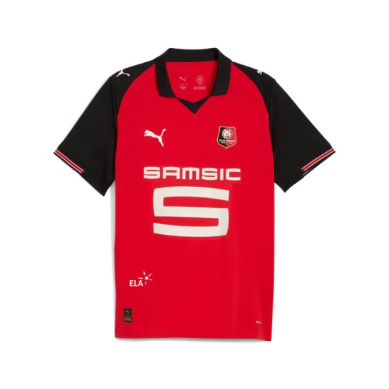 Maglia Home Bambino Rennes 2025/26 Maglia Home Bambino Rennes 2025/26