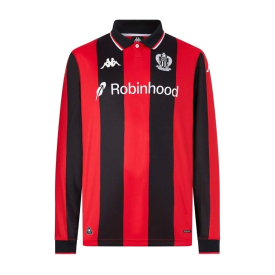 Maglia home manica lunga OGC Nice 2025/26 uomo Maglia home manica lunga OGC Nice 2025/26 uomo