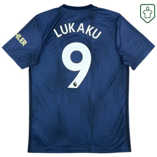 Maglia retrò terza uomo Manchester United 2018/19 Lukaku #9 Maglia retrò terza uomo Manchester United 2018/19 Lukaku #9