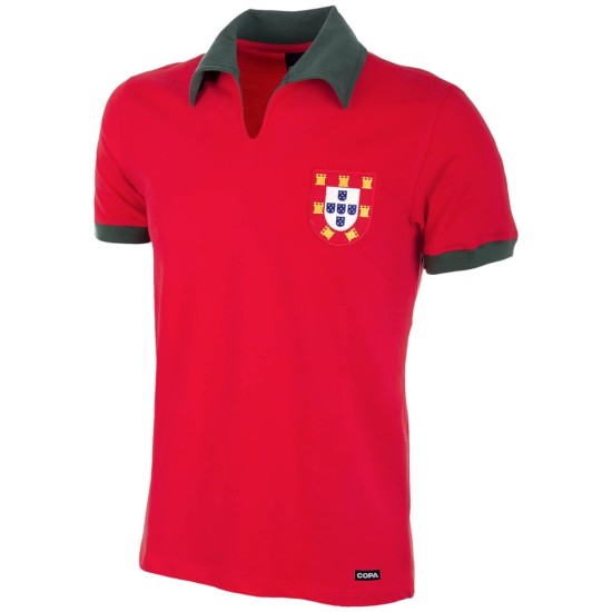 Maglia retrò Portogallo 1972 da uomo Maglia retrò Portogallo 1972 da uomo