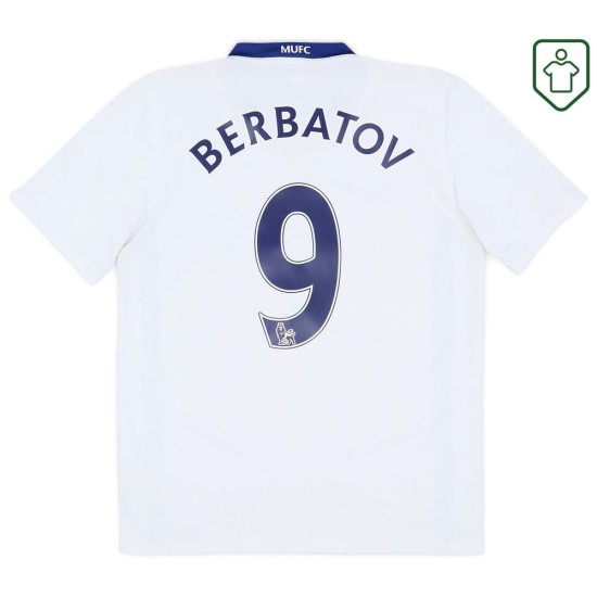 Maglia retrò trasferta uomo Manchester United 2008/10 Berbatov #9 Maglia retrò trasferta uomo Manchester United 2008/10 Berbatov #9