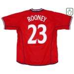 Maglia retrò Inghilterra 2002/04 trasferta da uomo Rooney #23 Maglia retrò Inghilterra 2002/04 trasferta da uomo Rooney #23