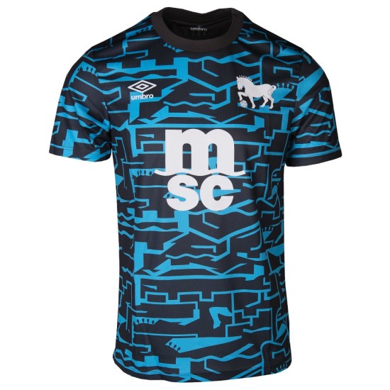 Uomo Ipswich Town 2025/26 Terza Maglia da Riscaldamento Uomo Ipswich Town 2025/26 Terza Maglia da Riscaldamento