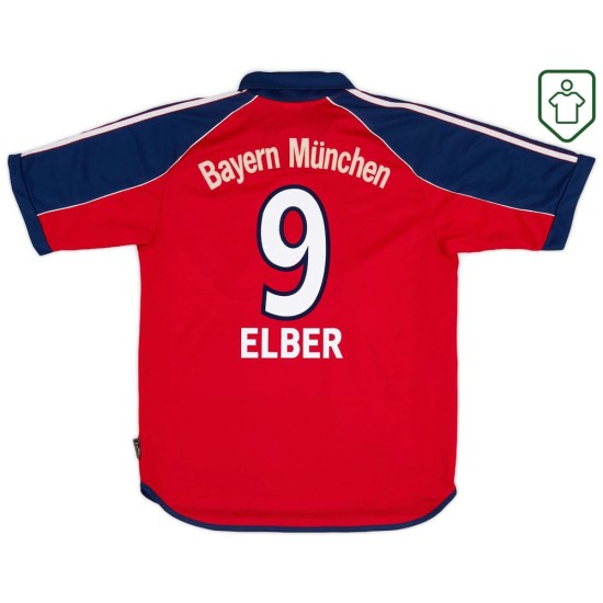 Maglia retrò Bayern Monaco 1999/01 Casa Uomo Elber #9 Maglia retrò Bayern Monaco 1999/01 Casa Uomo Elber #9