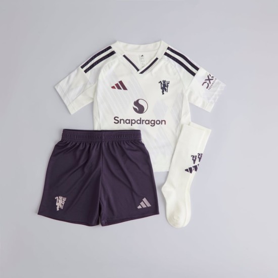 Kit Trasferta Bambino Manchester United 2025/26 Kit Trasferta Bambino Manchester United 2025/26