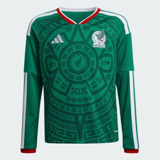 Maglia a maniche lunghe home Coppa del Mondo 2026 Messico uomo Maglia a maniche lunghe home Coppa del Mondo 2026 Messico uomo