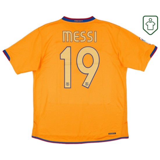 Uomo Maglia retro trasferta FC Barcellona 2006/08 Messi #19 Uomo Maglia retro trasferta FC Barcellona 2006/08 Messi #19