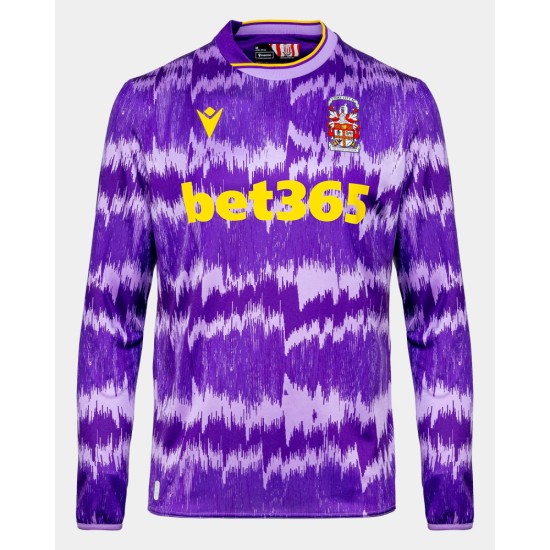 Maglia Manica Lunga Trasferta 2025/26 Stoke City Uomo Maglia Manica Lunga Trasferta 2025/26 Stoke City Uomo