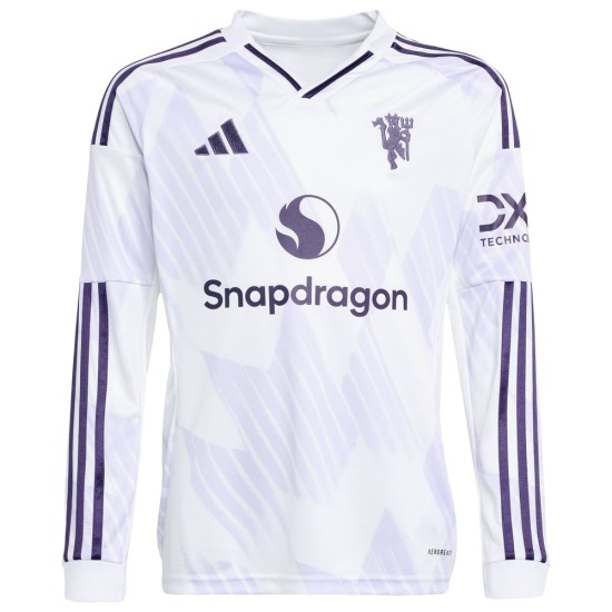 Maglia Manica Lunga Trasferta Bambino Manchester United 2025/26 Maglia Manica Lunga Trasferta Bambino Manchester United 2025/26