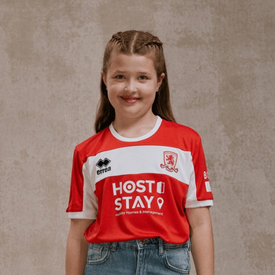 Maglia Casalinga Bambino Middlesbrough 2024/25 Maglia Casalinga Bambino Middlesbrough 2024/25