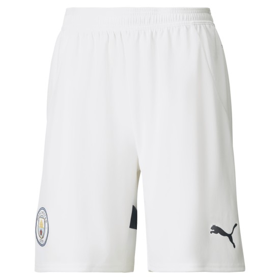 Pantaloncini Casa Manchester City Donna 2024/25 - Bianco Pantaloncini Casa Manchester City Donna 2024/25 - Bianco