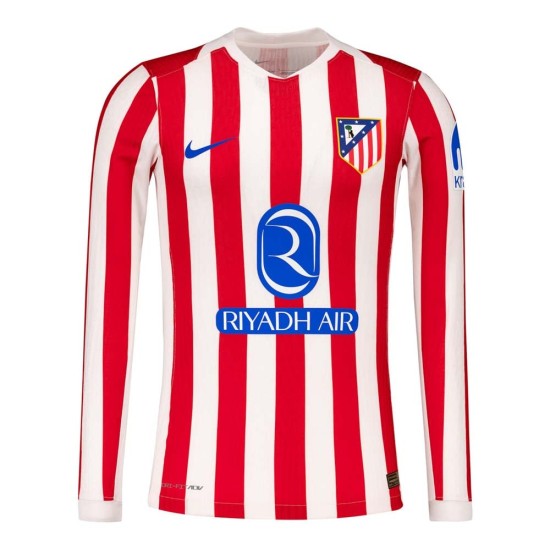 Maglia uomo Atletico Madrid 2025/26 casa manica lunga Maglia uomo Atletico Madrid 2025/26 casa manica lunga