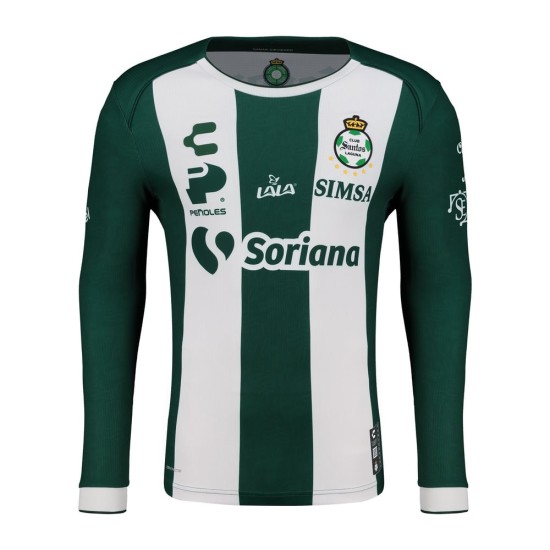 Bambino Santos Laguna 2024/25 Casa Maglia Manica Lunga Bambino Santos Laguna 2024/25 Casa Maglia Manica Lunga