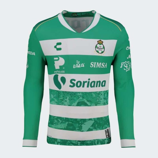 Maglia Bambino Santos Laguna 2025/26 Casa Manica Lunga Maglia Bambino Santos Laguna 2025/26 Casa Manica Lunga