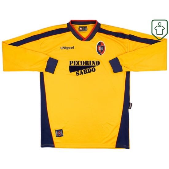 Maglia retrò Cagliari Calcio 2000/01 Maniche Lunghe Uomo Maglia retrò Cagliari Calcio 2000/01 Maniche Lunghe Uomo