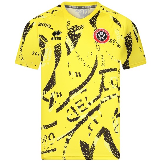 Maglia Riscaldamento Terza Bambino Sheffield United 2025/26 - Giallo Maglia Riscaldamento Terza Bambino Sheffield United 2025/26 - Giallo