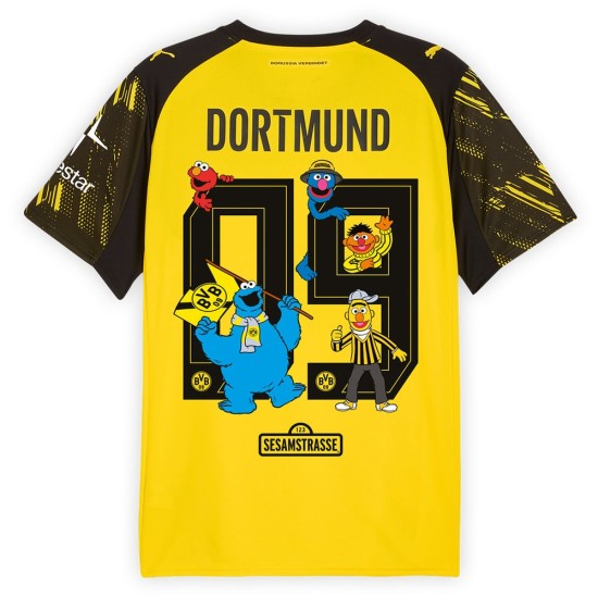 Maglia Sesame Street 2025/26 Casa BVB Borussia Dortmund Bambino #9 Maglia Sesame Street 2025/26 Casa BVB Borussia Dortmund Bambino #9