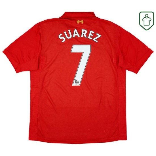 Maglia retrò casa uomo Liverpool 2012/13 Suarez #7 Maglia retrò casa uomo Liverpool 2012/13 Suarez #7