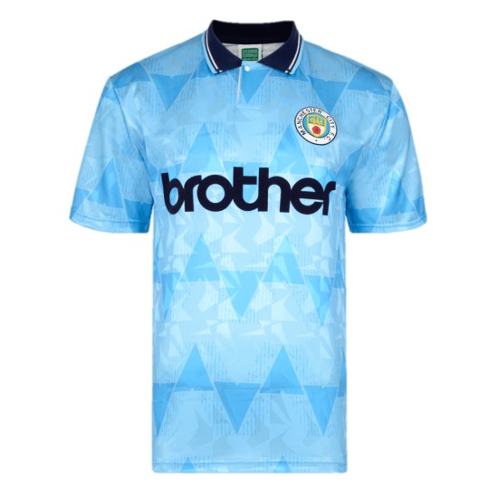 Maglia Retrò Casa Manchester City Bambino 1989 Maglia Retrò Casa Manchester City Bambino 1989