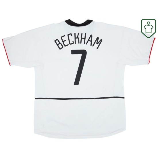 Maglia retrò trasferta uomo Manchester United 2002/03 Beckham #7 Maglia retrò trasferta uomo Manchester United 2002/03 Beckham #7