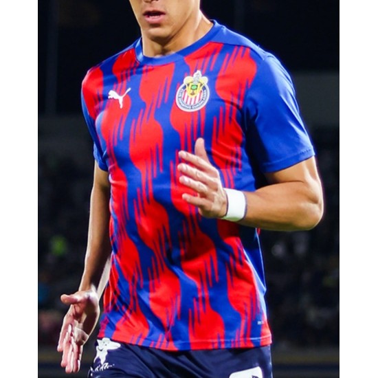 Uomo Guadalajara Chivas 2024/25 Terza Prematch Maglia Uomo Guadalajara Chivas 2024/25 Terza Prematch Maglia