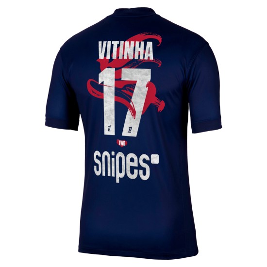 Bambino PSG 2025/26 Maglia Casa Capodanno Lunare Vitinha #17 Bambino PSG 2025/26 Maglia Casa Capodanno Lunare Vitinha #17