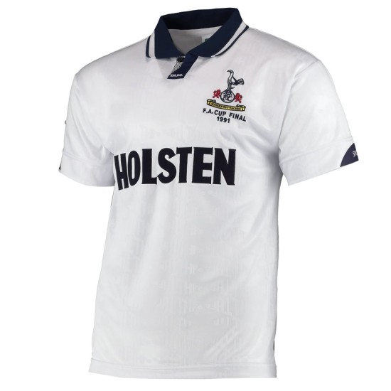 Maglia retrò finale FA Cup uomo Tottenham Hotspur 1991 Maglia retrò finale FA Cup uomo Tottenham Hotspur 1991