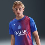 Bambino PSG 2025/26 Terza Maglia Pre-partita – Blu Reale Bambino PSG 2025/26 Terza Maglia Pre-partita – Blu Reale