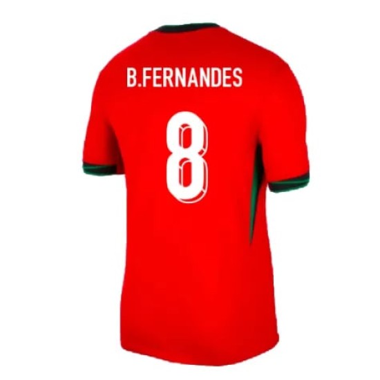 Maglia Casa Bambino B.FERNANDES Portogallo 2024/25 Maglia Casa Bambino B.FERNANDES Portogallo 2024/25