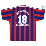 Maglia retrò Bayern Monaco 1995/97 Casa Uomo Klinsmann #18 Maglia retrò Bayern Monaco 1995/97 Casa Uomo Klinsmann #18