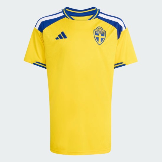 Maglia casa Coppa del Mondo 2026 Svezia bambino Maglia casa Coppa del Mondo 2026 Svezia bambino