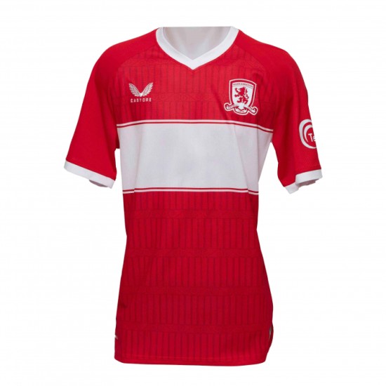 Maglia Casa Bambino Middlesbrough 2025/26 Senza Stampa Maglia Casa Bambino Middlesbrough 2025/26 Senza Stampa