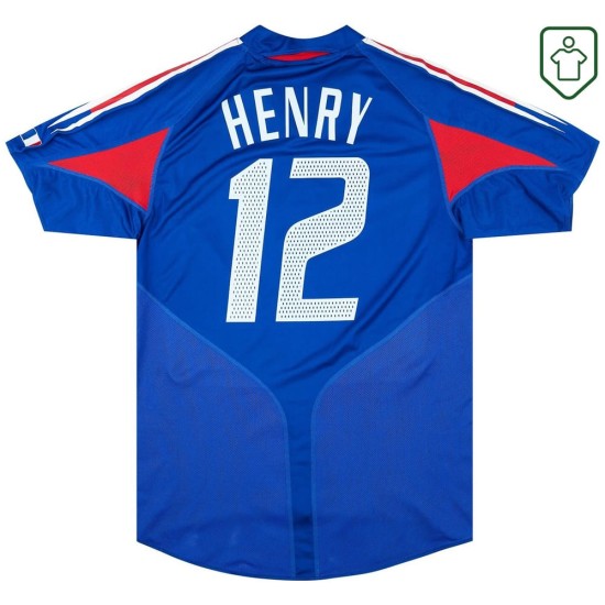 Maglia retrò Francia 2004/06 casa da uomo Henry #12 Maglia retrò Francia 2004/06 casa da uomo Henry #12