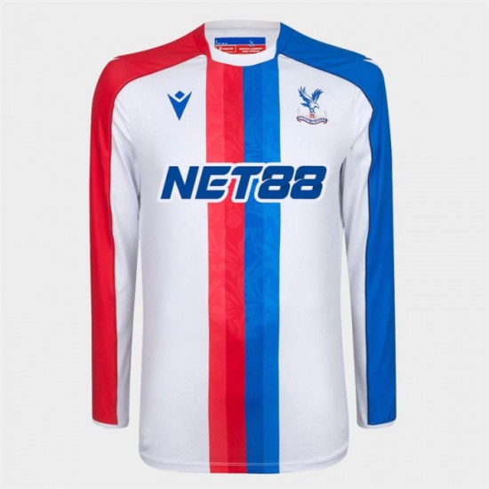 Maglia bianca terza aquila manica lunga Crystal Palace 2025/26 bambino Maglia bianca terza aquila manica lunga Crystal Palace 2025/26 bambino