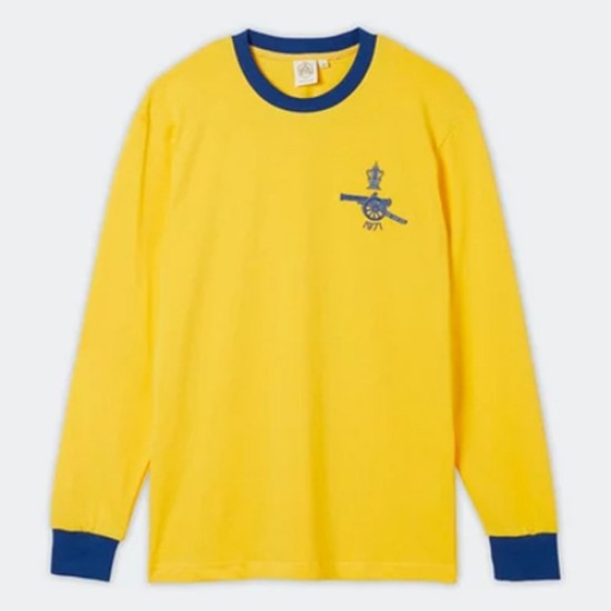 Maglia Retrò Trasferta Manica Lunga Arsenal Uomo 1971 Maglia Retrò Trasferta Manica Lunga Arsenal Uomo 1971
