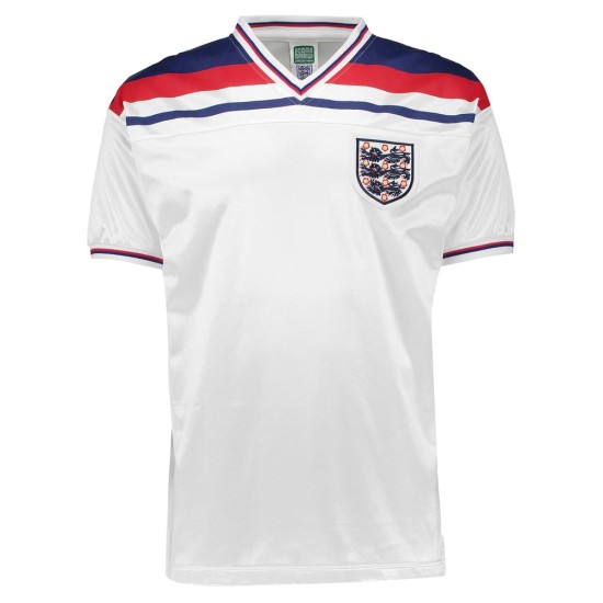 Maglia retrò Coppa del Mondo 1982 Inghilterra uomo Maglia retrò Coppa del Mondo 1982 Inghilterra uomo