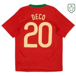 Maglia retrò Portogallo 2008/10 casa da uomo Deco #20