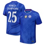 Maglia Home Chelsea 2025/26 Bambino - Campioni del Mondo n. 25 Maglia Home Chelsea 2025/26 Bambino - Campioni del Mondo n. 25