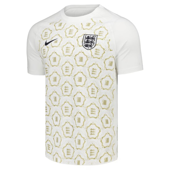 Maglia Pre-Partita 500º Anniversario England Lionesses Donna – Bianco Maglia Pre-Partita 500º Anniversario England Lionesses Donna – Bianco
