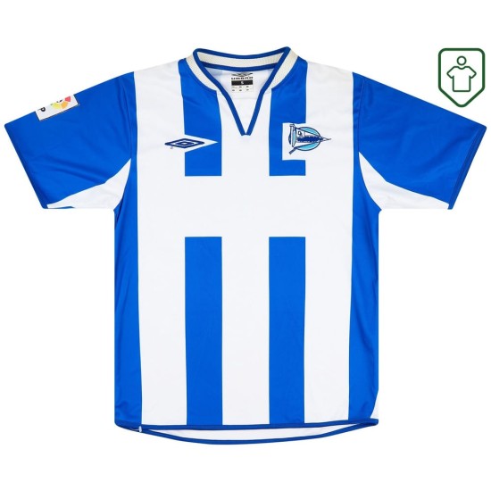 Uomo Maglia retro casa Alaves 2005/06 Uomo Maglia retro casa Alaves 2005/06
