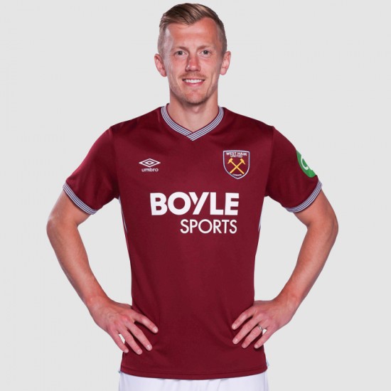 Maglia Casa West Ham United Uomo 2025/26 Maglia Casa West Ham United Uomo 2025/26