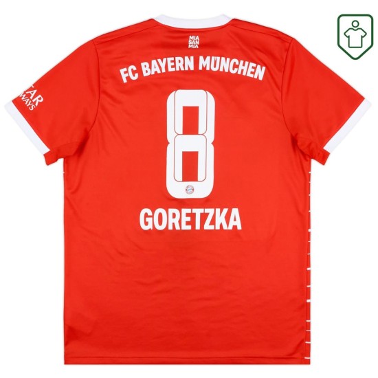 Maglia retrò Bayern Monaco 2022/23 Casa Uomo Goretzka #8 Maglia retrò Bayern Monaco 2022/23 Casa Uomo Goretzka #8