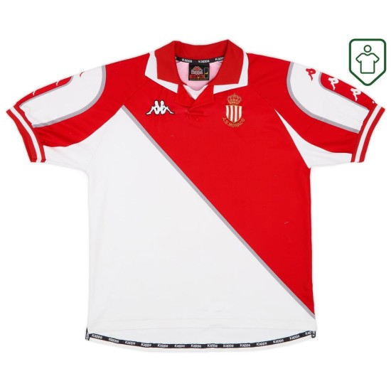 Uomo Maglia retro casa AS Monaco 1998/99 Uomo Maglia retro casa AS Monaco 1998/99