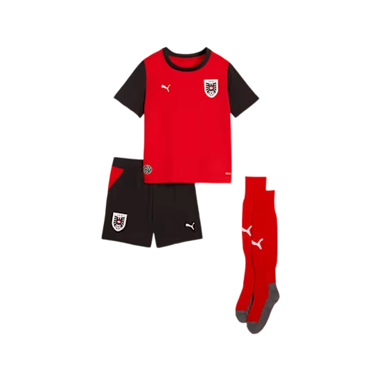 Kit bambino Austria 2026 Coppa del Mondo casa Kit bambino Austria 2026 Coppa del Mondo casa