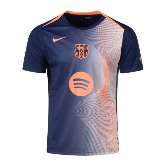 Uomo FC Barcellona 2025/26 Terza Maglia Prepartita Uomo FC Barcellona 2025/26 Terza Maglia Prepartita
