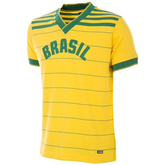 Maglia retrò Brasile 1984 da uomo